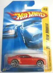 HOT WHEELS NEW MODELS 2007 CHEVY CAMARO CONCEPT ORANGE COLLECTOR PROTECTO PK TOY