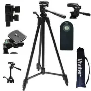 72" PROFESSIONAL LIGHTWEIGHT TRIPOD + REMOTE FOR NIKON D3000 D3100 D3200 D3300