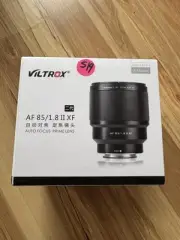 Viltrox AF 85mm F/1.8 II XF Auto Focus Prime Lens for FUJIFILM X - New Sealed
