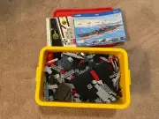 2234 Pieces Aircraft Carrier Building Blocks with Storage Box