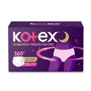 Kotex Overnight Period Panties (Small/Medium size) pack of 10 panties Free Ship