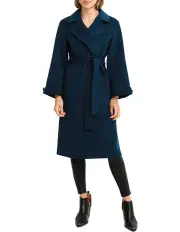 [Belle & Bloom] Stay Wild Oversized Wool Coat Teal