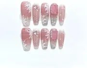 Handmade Press Nails Reusable Decorative Fake Nails Full Coverage Artificial Manicure Wearable