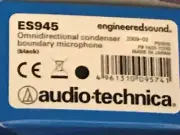 Audio Technica ES945 Omnidirectional condenser boundary microphone, Black