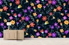 3D Floral Seamless Wallpaper Wall Mural Removable Self-adhesive 674