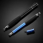 (2 in 1) Precision Dual Tip Stylus for iPad iOS Android - Blue & Black