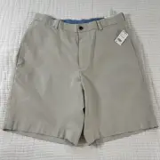 Brooks Brothers Shorts Mens 32 Khaki Lightweight Advantage Chino Clark Golf