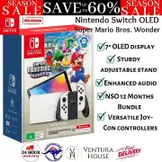 Nintendo Switch OLED Model Console White Super Mario Bros. Wonder NSO 12 Months