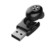 Portable Car USB Charging Wireless In-Ear Mini Stealth Bluetooth Headset 5.0 Single Ear Plug Sport Earphone