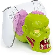 Glistco Zombie Head Controller Stand - Controller Holder Figure, Gaming Controller Accessories, Zombie Collectible Home Decor for Desktop, Compatible with PS5 DualSense & Xbox controllers