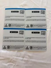 X-One/ X-One2 Platform Sticker: 4 Piece Set for 3D QIDI