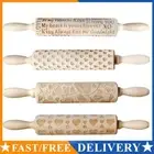 Letters Engraved Embossing Rolling Pin for DIY Baking Cookies Noodle Cake AU