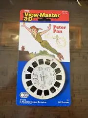 Disney's Peter Pan 3d View-Master 3 Reel Packet SEALED