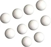 10pcs Solid Round Spheres DIY Craft Wedding Decor Outdoor Christmas Decorations Foam Balls for Art Round Crafts Foam Balls White Balls DIY Balls Hollow Craft Supplies Wreath Child