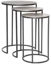 Uttermost Erik Metal Nesting Tables
