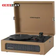 Crosley CR8017B-TA Voyager 3-Speed Portable Turntable with Bluetooth Out - Tan