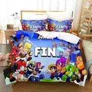 v981 Bed Sheets Squad Busters Bed Linen Anime Demon Slayer Bedding Set x Teens Boys Twin Single Queen King Full Duvet Cover Sets 3-Piece Bedding Set