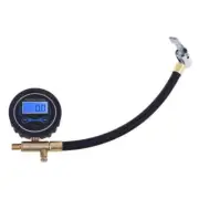 Digital Tire Pressure Gauge Manometer CarTyre Air Compressor Inflating Tube Hose