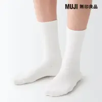 在飛比找momo購物網優惠-【MUJI 無印良品】女棉混足口柔軟舒適錐形直角襪(共11色