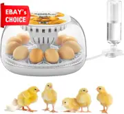 12 Egg Incubator Automatic Turning Temperature Humidity Control Hatching Machine