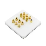 Selby 6.1 Speaker Cable Wall Plate Premium Pre-Assembled Wallplate