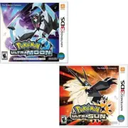 Pokemon Ultra Moon & Sun 3DS Brand New Game Bundle Special (RPG 2017)