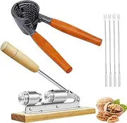Nut Cracker - Nut Crackers Set for All Nuts | High-Strength Nut Crackers for Kitchen Dried Fruit Opener for All Nuts, Chestnut, Pecans, Hazelnuts Pisole