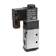 4V210-08 Air Electrical Control Solenoid Valve DC 24V 5 Way 2 Position 1/4" PT