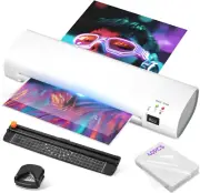 9 Inch Laminator Machine with Never Jam Technology, 40 Laminating Sheets, 4-In-1