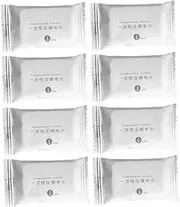 Healvian 20pcs Disposable Compressed Towels Travel Wipes Facial Cleansing Wipes Thickened Cotton Facial Cleaning Towels for Travel, Outdoor, Camping, Hiking