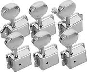 Parliky 6pcs Guitar Tuning Pegs Replacement Tuners for Electric Guitar Vintage Style Quick Tuning Accurate