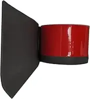 16.5ft Vinyl Wall Base Trim with Super Strong Adhesive Back - Flexible Floor Molding Self Adhesive Baseboard Molding Trim - Floor Base with Toe for Easy Installation (Color : Black)