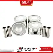 95-02 Std. size Compl. Piston Set For Mitsubishi Mirage 1.5LSOHC 12v DNJ P104A (for: Mitsubishi)