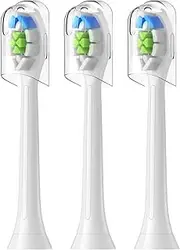 An Electric Toothbrush Replaces The Toothbrush Head. Compatible For Philips HX9352 HX9359 HX9361 HX9362 HX9372(White x3pcs)