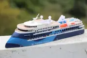 Rare Albatros Expeditions' Ocean Victory Cruise Ship Model 1:345