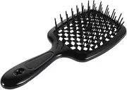 Healvian Portable Scalp Massage Hair Comb Women's Hair Brush Square Hole Design