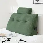 Headboard Wedge Pillow with 2 Pack Neck Roll Pillow Large Headboard Pillow Soft