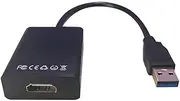 USB to HDMI Adapter, 1080P HD Audio Video Cable Converter, USB 3.0/2.0 to HDMI Multiple Monitors Cable Converter for PC Laptop Projector HDTV with Audio Compatible Windows XP 7/8/8.1/10