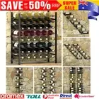 Wine Rack Wall Cabinet Mounted Bottles Storage Holder Stackable Stand Kitchen AU