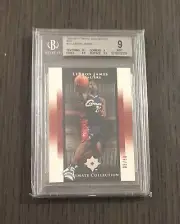 2005 Ultimate Collection LEBRON JAMES #19 Rare Red Beauty /50 SP BGS 9 w/10 Sub