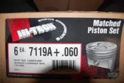Hi-Tech 7119A+060 Piston Set of 6 fits 170 Ford