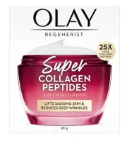 Olay Regenerist Anti Aging Super Collagen Peptides Moisturiser Cream 50g.