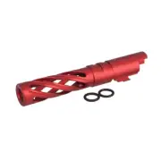 5KU 4.3 Inch Aluminum Hollow Outer Barrel for Marui Hi-Capa RED #5KU-GB-558-RD