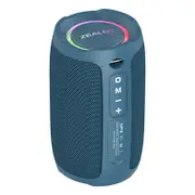 Catzon Bluetooth Speaker Portable Wireless Loud Stereo Sound Rich Bass for Home Outdoor-Blue