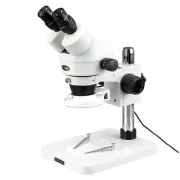 AmScope 7X-90X Industrial Inspection Dissecting Zoom Stereo Microscope + 144-LED