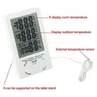 Digital LCD Thermometer Hygrometer Meter Temperature Celsius Fahrenheit