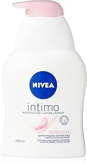 NIVEA Intimo Sensitive Wash Lotion (250 ml), Intimate Wash Gel with Lactic Acid, Chamomile Extract and Panthenol, Intimate Wash Lotion for Sensitive Skin