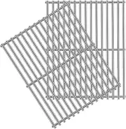 Adviace 17 Inches Grill Grates Replacement for Home Depot Nexgrill 4 Burner 720-0830H, 720-0783E, 720-0783C, 5 Burner 720-0888N, Stainless Steel Cooking Grids Grates for Kenmore, Uniflame Grill Parts.