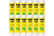 12 Pack UHU Glue Stick 40G Bulk Sticks