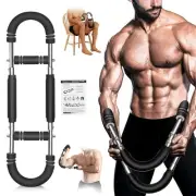 Twister Arm Trainer Adjustable Spring Chest Expander Forearm Strengthener Tri...
